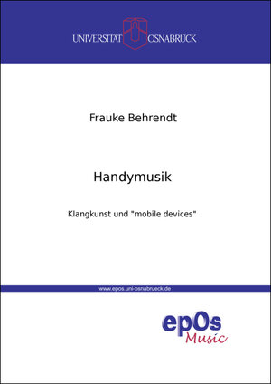 Buchcover Handymusik | Frauke Behrendt | EAN 9783923486274 | ISBN 3-923486-27-8 | ISBN 978-3-923486-27-4