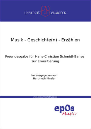 Buchcover Musik – Geschichte(n) – Erzählen  | EAN 9783923486854 | ISBN 3-923486-85-5 | ISBN 978-3-923486-85-4