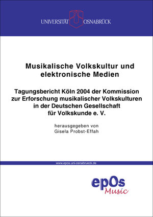 Buchcover Musikalische Volkskultur und elektronische Medien  | EAN 9783923486908 | ISBN 3-923486-90-1 | ISBN 978-3-923486-90-8