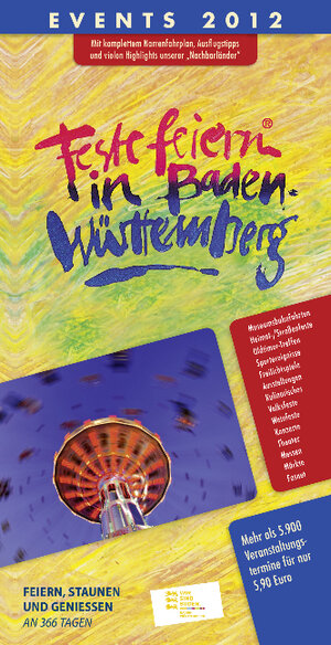 Buchcover Feste feiern in Baden-Württemberg 2012  | EAN 9783923719907 | ISBN 3-923719-90-6 | ISBN 978-3-923719-90-7