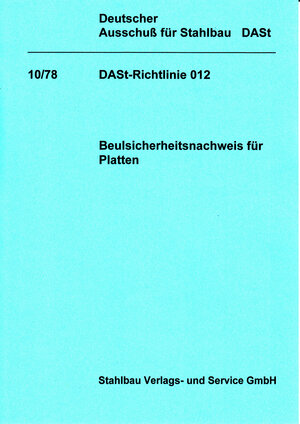 Buchcover DASt-Richtlinie 012/überholt | J Scheer | EAN 9783923726684 | ISBN 3-923726-68-6 | ISBN 978-3-923726-68-4