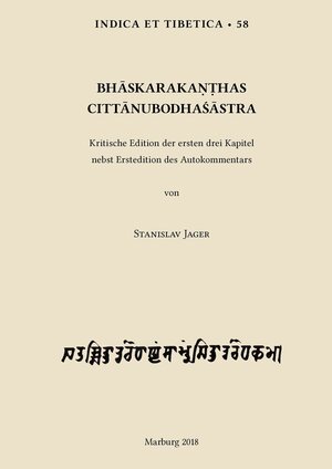 Buchcover Bhaskarakanthas Cittanubodhasastra  | EAN 9783923776610 | ISBN 3-923776-61-6 | ISBN 978-3-923776-61-0
