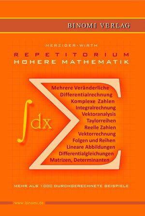 Buchcover Repetitorium Höhere Mathematik | Gerhard Merziger | EAN 9783923923328 | ISBN 3-923923-32-5 | ISBN 978-3-923923-32-8