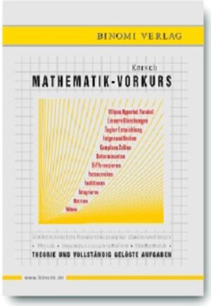 Buchcover Mathematik-Vorkurs | Hans Jürgen Korsch | EAN 9783923923632 | ISBN 3-923923-63-5 | ISBN 978-3-923923-63-2