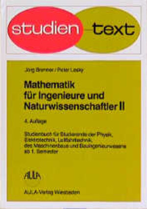 Buchcover Mathematik für Ingenieure und Naturwissenschaftler. Studienbuch für... | Jörg Brenner | EAN 9783923944224 | ISBN 3-923944-22-5 | ISBN 978-3-923944-22-4