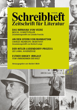 Buchcover SCHREIBHEFT 87: Charles Reznikoff: An den Ufern von Manhattan / Nescio: Das Nirwana von Veere / Leo Lania: Der Hitler-Ludendorff-Prozess | Nescio | EAN 9783924071448 | ISBN 3-924071-44-6 | ISBN 978-3-924071-44-8