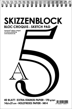 Buchcover Skizzenblock - Bloc Croquis - Sketch Pad - Format A5 - NR. 04  | EAN 9783924169541 | ISBN 3-924169-54-3 | ISBN 978-3-924169-54-1