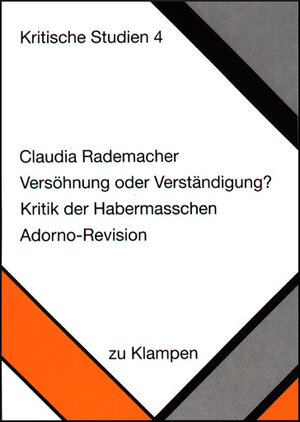Buchcover Versöhnung oder Verständigung? | Claudia Rademacher | EAN 9783924245269 | ISBN 3-924245-26-6 | ISBN 978-3-924245-26-9