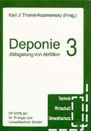 Buchcover Deponie 3 | EAN 9783924511401 | ISBN 3-924511-40-3 | ISBN 978-3-924511-40-1