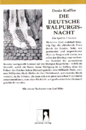 Buchcover Die deutsche Walpurgisnacht | Dosio Koffler | EAN 9783924652074 | ISBN 3-924652-07-4 | ISBN 978-3-924652-07-4