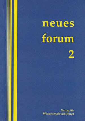 Buchcover Neues Forum  | EAN 9783924670474 | ISBN 3-924670-47-1 | ISBN 978-3-924670-47-4