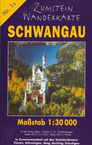 Buchcover Zumstein Wanderkarte Schwangau  | EAN 9783924809515 | ISBN 3-924809-51-8 | ISBN 978-3-924809-51-5