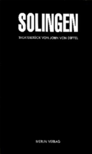 Buchcover Solingen | John von Düffel | EAN 9783926112590 | ISBN 3-926112-59-X | ISBN 978-3-926112-59-0
