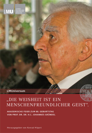 Buchcover "Die Weisheit ist ein menschenfreundlicher Geist“.  | EAN 9783926163608 | ISBN 3-926163-60-7 | ISBN 978-3-926163-60-8