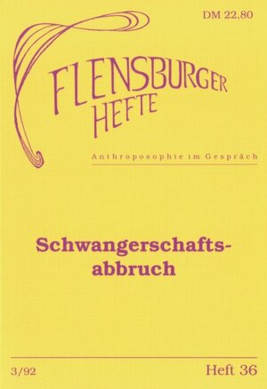 Buchcover Schwangerschaftsabbruch | Thomas Höfer | EAN 9783926841445 | ISBN 3-926841-44-3 | ISBN 978-3-926841-44-5