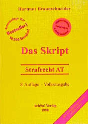 Buchcover Strafrecht AT | Hartmut Braunschneider | EAN 9783926951939 | ISBN 3-926951-93-1 | ISBN 978-3-926951-93-9