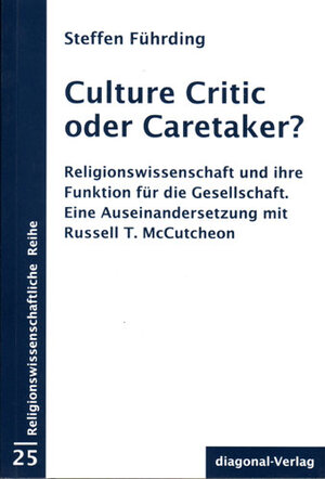 Buchcover Culture Critic oder Caretaker? | Steffen Führding | EAN 9783927165977 | ISBN 3-927165-97-2 | ISBN 978-3-927165-97-7