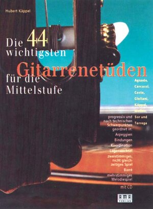 Buchcover Die 44 wichtigsten Gitarrenetüden für die Mittelstufe | Hubert Käppel | EAN 9783927190948 | ISBN 3-927190-94-2 | ISBN 978-3-927190-94-8