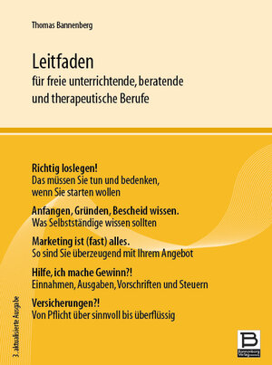 Buchcover Leitfaden | Thomas Bannenberg | EAN 9783927400047 | ISBN 3-927400-04-1 | ISBN 978-3-927400-04-7
