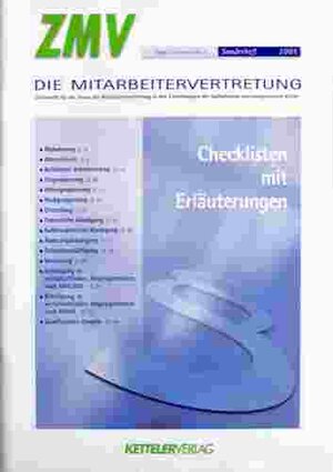 Buchcover ZMV-Checkliste 2005 | EAN 9783927494596 | ISBN 3-927494-59-3 | ISBN 978-3-927494-59-6