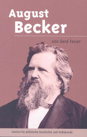 Buchcover August Becker | Gerd Fesser | EAN 9783927754553 | ISBN 3-927754-55-2 | ISBN 978-3-927754-55-3