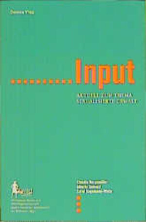 Buchcover Input | Claudia Burgsmüller | EAN 9783927796546 | ISBN 3-927796-54-9 | ISBN 978-3-927796-54-6