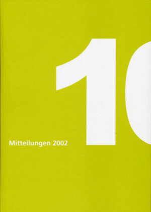 Buchcover Mitteilungen  | EAN 9783928596879 | ISBN 3-928596-87-X | ISBN 978-3-928596-87-9