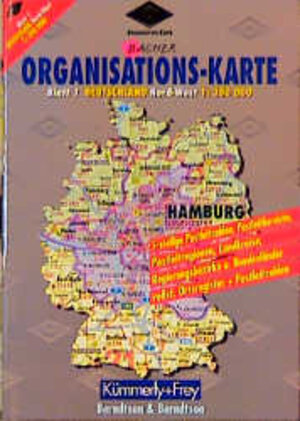 Buchcover B & B ORGA-Karte Deutschland  | EAN 9783928855877 | ISBN 3-928855-87-5 | ISBN 978-3-928855-87-7