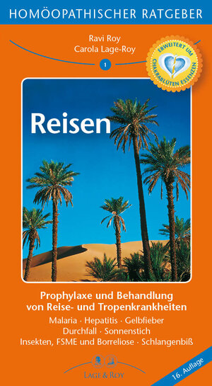 Buchcover Homöopathischer Ratgeber Reisen | Ravi Roy | EAN 9783929108774 | ISBN 3-929108-77-1 | ISBN 978-3-929108-77-4