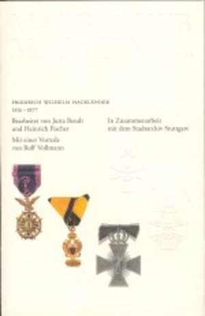 Buchcover Friedrich Wilhelm Hackländer | Jutta Bendt | EAN 9783929146653 | ISBN 3-929146-65-7 | ISBN 978-3-929146-65-3