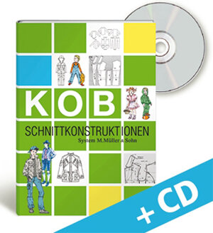 Buchcover KOB Schnittkonstruktionen + CD | EAN 9783929305746 | ISBN 3-929305-74-7 | ISBN 978-3-929305-74-6