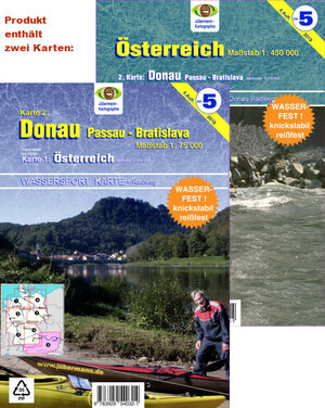 Buchcover Wassersport-Wanderkarte / Österreich | Erhard Jübermann | EAN 9783929540321 | ISBN 3-929540-32-0 | ISBN 978-3-929540-32-1