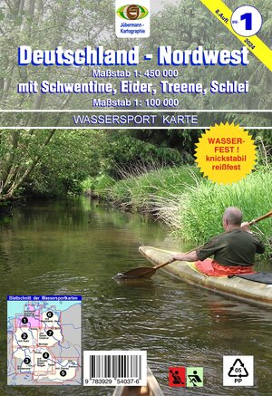 Buchcover Wassersport-Wanderkarte / Deutschland Nordwest für Kanu- und Rudersport | Erhard Jübermann | EAN 9783929540376 | ISBN 3-929540-37-1 | ISBN 978-3-929540-37-6