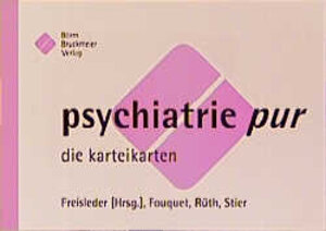 Buchcover psychiatrie pur - die karteikarten | Anette Fouquet | EAN 9783929785098 | ISBN 3-929785-09-9 | ISBN 978-3-929785-09-8