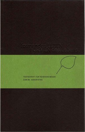 Buchcover formendes LEBEN – FORMEN des Lebens  | EAN 9783929887440 | ISBN 3-929887-44-4 | ISBN 978-3-929887-44-0