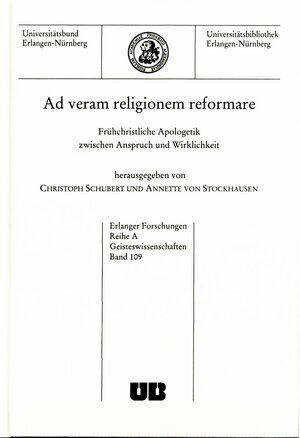 Buchcover Ad veram religionem reformare  | EAN 9783930357741 | ISBN 3-930357-74-7 | ISBN 978-3-930357-74-1