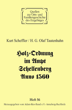Buchcover Holz-Ordnung im Ampt Schellenberg Anno 1560 | Kurt Scheffler | EAN 9783930430994 | ISBN 3-930430-99-1 | ISBN 978-3-930430-99-4