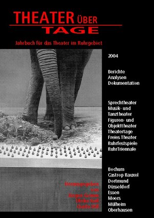 Buchcover Theater über Tage. Jahrbuch für das Theater im Ruhrgebiet  | EAN 9783930454488 | ISBN 3-930454-48-3 | ISBN 978-3-930454-48-8