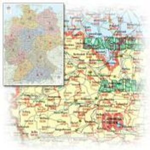 Buchcover Kastanea Postleitzahlenkarte Deutschland, 98 x 129 cm, 1:700 000, Papierkarte gefalzt auf DIN A4  | EAN 9783930468508 | ISBN 3-930468-50-6 | ISBN 978-3-930468-50-8
