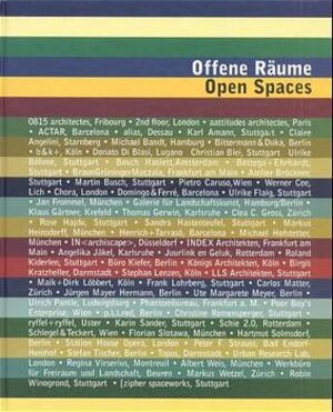 Buchcover Open Spaces - Strategien im öffentlichen Raum /Strategies in Public Space  | EAN 9783930698998 | ISBN 3-930698-99-4 | ISBN 978-3-930698-99-8