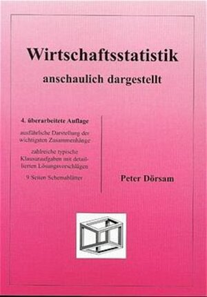 Buchcover Wirtschaftsstatistik anschaulich dargestellt | Peter Dörsam | EAN 9783930737246 | ISBN 3-930737-24-8 | ISBN 978-3-930737-24-6