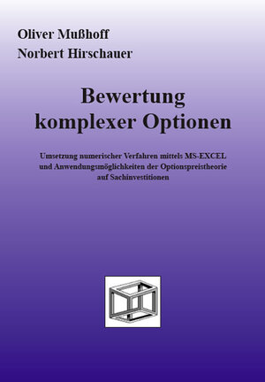 Buchcover Bewertung komplexer Optionen | Oliver Musshoff | EAN 9783930737680 | ISBN 3-930737-68-X | ISBN 978-3-930737-68-0