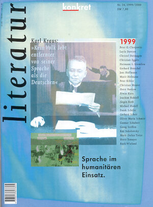 Buchcover Literatur konkret / Sprache im humanitären Einsatz  | EAN 9783930786251 | ISBN 3-930786-25-7 | ISBN 978-3-930786-25-1