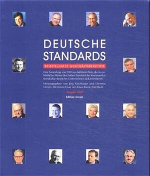 Buchcover Deutsche Standards / Beispielhafte Geschäftsberichte | Jörg Krichbaum | EAN 9783930912988 | ISBN 3-930912-98-8 | ISBN 978-3-930912-98-8