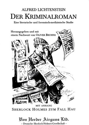 Buchcover Der Kriminalroman | Alfred Lichtenstein | EAN 9783930932917 | ISBN 3-930932-91-1 | ISBN 978-3-930932-91-7
