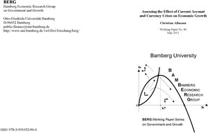 Buchcover Assessing the Effect of Current Account and Currency Crises on Economic Growth | Christian Aßmann | EAN 9783931052904 | ISBN 3-931052-90-7 | ISBN 978-3-931052-90-4