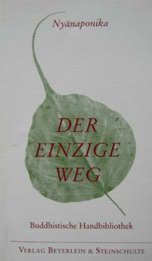 Buchcover Der einzige Weg  | EAN 9783931095048 | ISBN 3-931095-04-5 | ISBN 978-3-931095-04-8