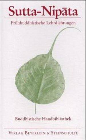 Buchcover Sutta-Nipata  | EAN 9783931095062 | ISBN 3-931095-06-1 | ISBN 978-3-931095-06-2