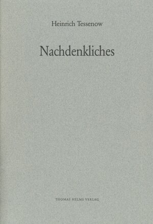 Nachdenkliches