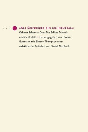 Buchcover "Als Schweizer bin ich neutral"  | EAN 9783931264901 | ISBN 3-931264-90-4 | ISBN 978-3-931264-90-1